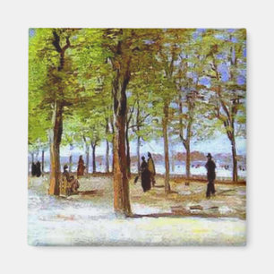 Aimant Van Gogh : Terrasse dans le jardin du Luxembourg