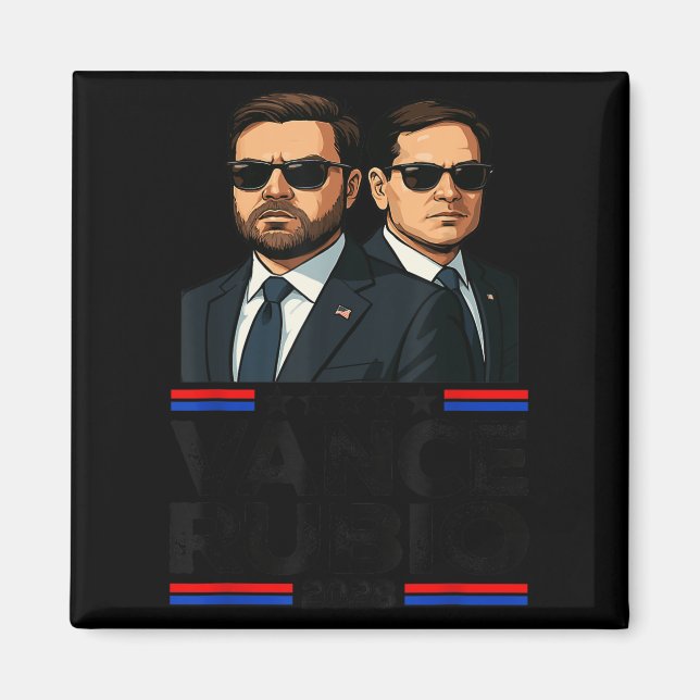 Aimant Vance Rubio 2028 J D Vance Marco Rubio Président 2 (Devant)