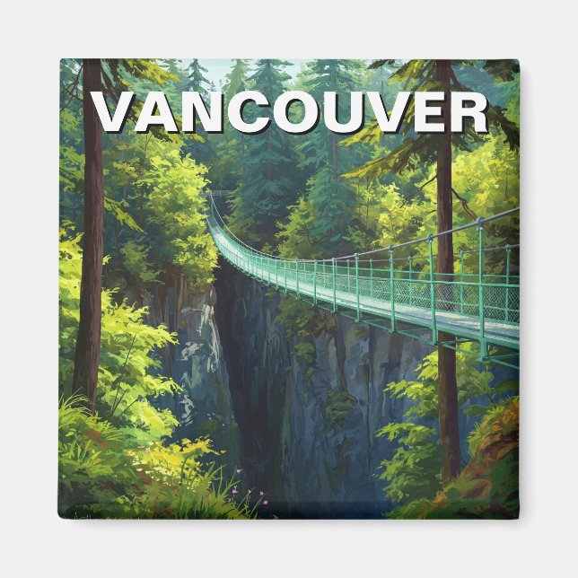 Aimant Vancouver Capilano Suspension Bridge Travel (Devant)