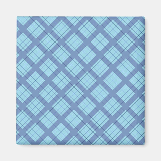 Aimant Variation bleue Plaid (Devant)