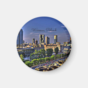 Aimant Varsovie, Pologne, paysage urbain