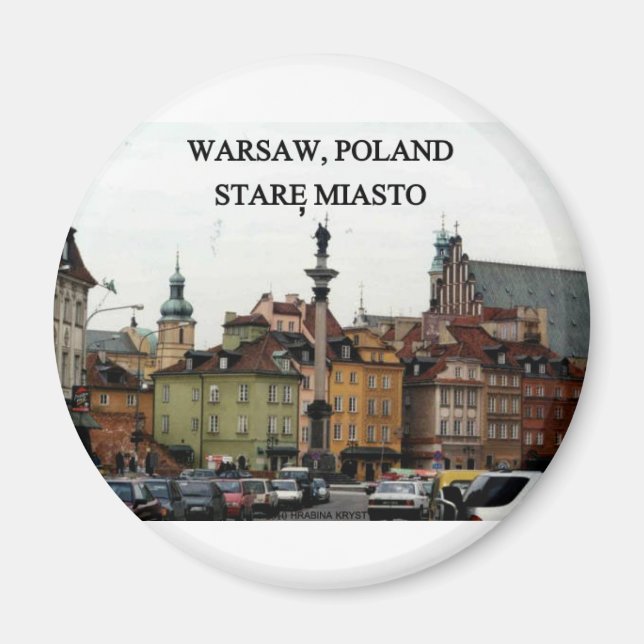 AIMANT VARSOVIE POLOGNE STARE MIASTO VILLE (Devant)