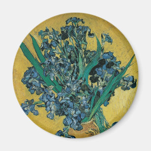 Aimant Vase aux Iris par Vincent van Gogh, Art Vintage