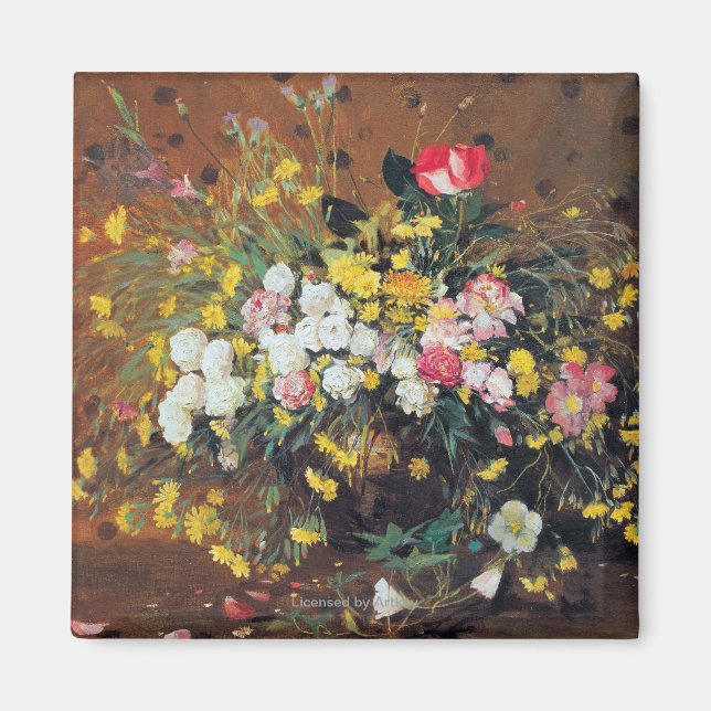 Aimant Vase de fleurs (Devant)