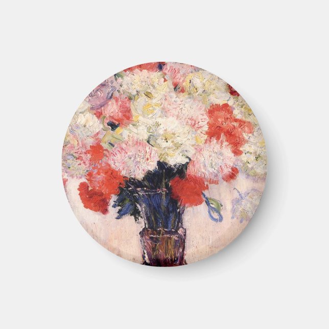 Aimant Vase De Peonies Par Claude Monet (Devant)