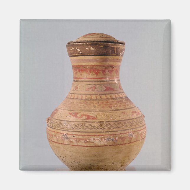 Aimant Vase Hu' avec couvercle (Devant)