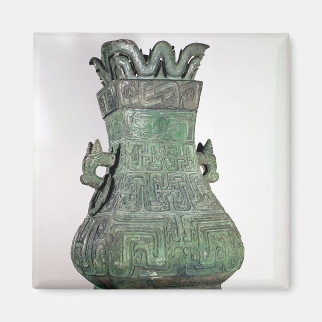 Aimant Vase rituel 'Hu', Dynast de Chou (Devant)