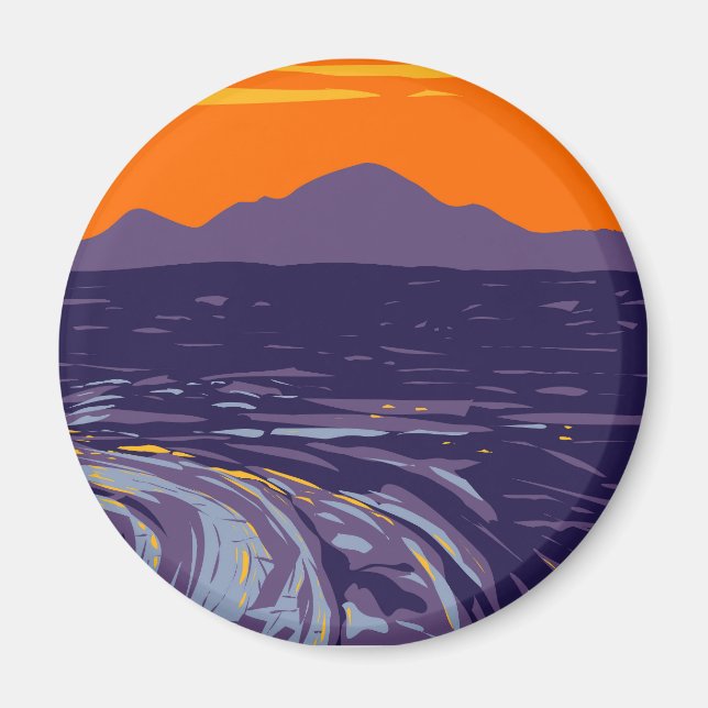 Aimant Vaste océan des flux de lave (Devant)