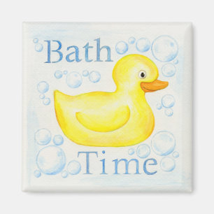 Aimant Vecteur Ducky en caoutchouc pour le temps de bain