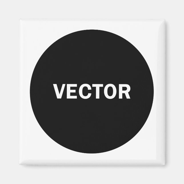 Aimant vecteur magnétique (Devant)