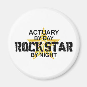 Aimant Vedette du rock d'actuaire par nuit