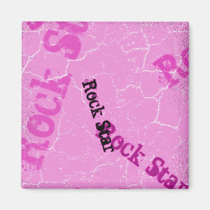 Aimant Vedette du rock rose