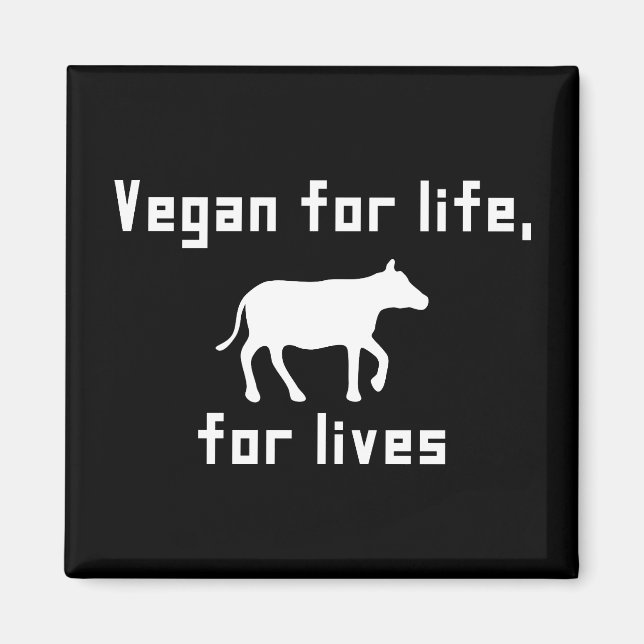 Aimant Vegan à vie (Devant)