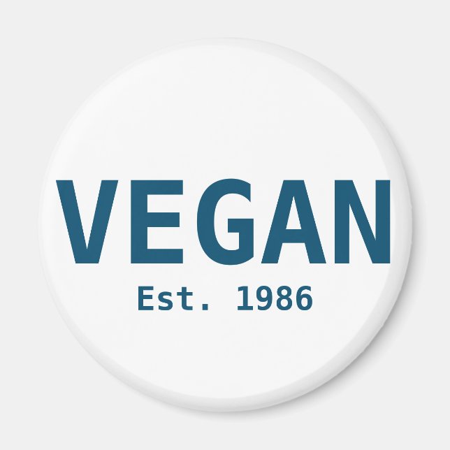Aimant Vegan, Est. (Devant)