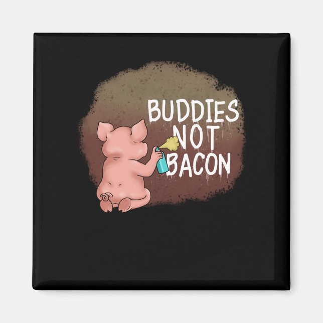 Aimant Végétal Femmes Cadeaux végétariens Hommes Droits d (Devant)