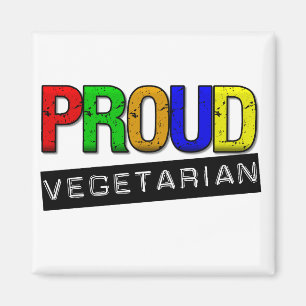 Aimant Végétarien fier