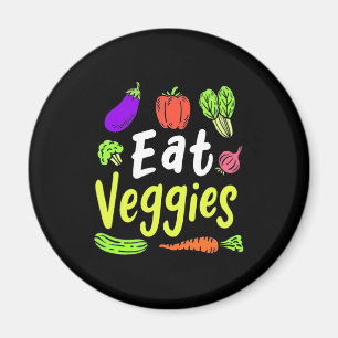 Aimant Végétarien Manger Légumes