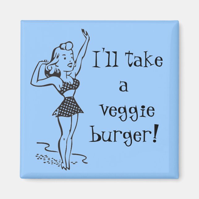 Aimant Veggie Burger (Devant)