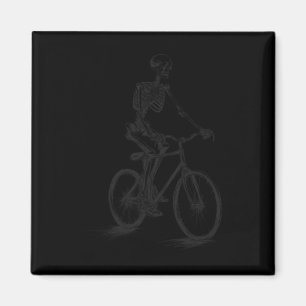 Aimant Vélo à cheval Scary Halloween Skeleton Biker