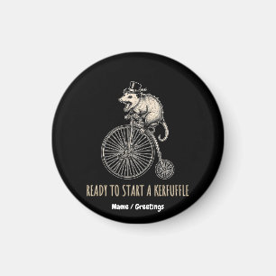 Aimant Vélo Ancien Pagaille Opossum Hurleur