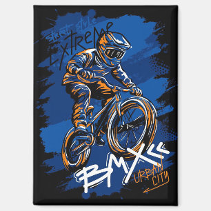 Aimant Vélo BMX streetwear graffiti urbain 