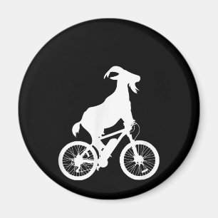 Aimant Vélo de chèvre Rider Funny Goat Lover Graphisme