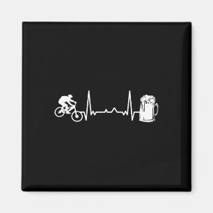 Aimant Vélo de Montagne Descente - Battement de Coeur Ekg