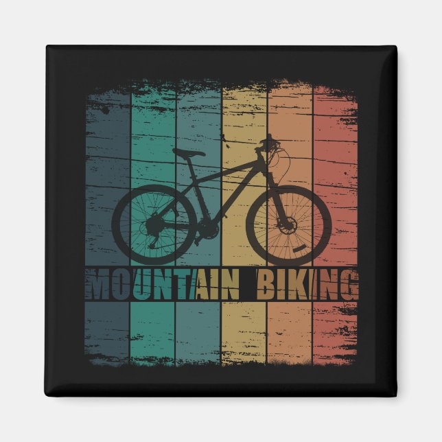 Aimant Vélo de Montagne Vintage Mtb (Devant)