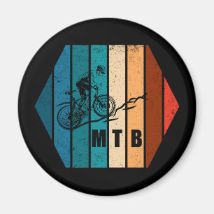 Aimant Vélo de montagne Vintage Mtb Downhill