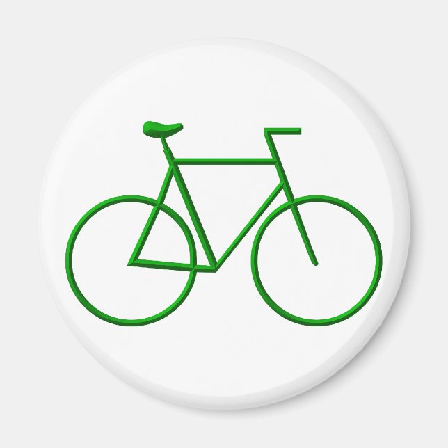 Aimant Vélo devenez écolo (Devant)