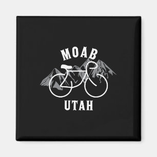 Aimant Vélo Moab Utah Graphique