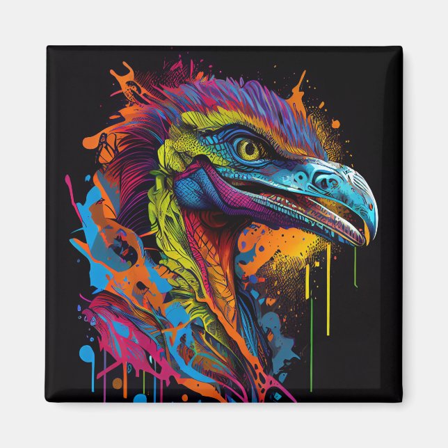 Aimant Velociraptor ! ! (Devant)