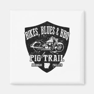 Aimant Vélos officiels Pig Trail Blues Bbq Motorcycle
