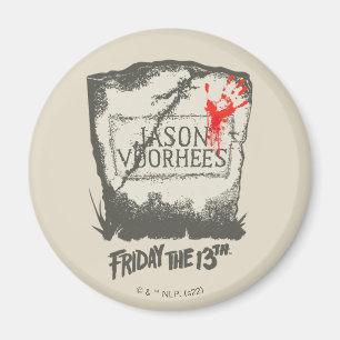 Aimant Vendredi 13   Pierre de tête de Jason Voorhees