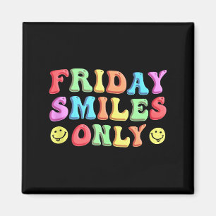Aimant Vendredi heureux Fri Yay Enseignant École Mème Hau