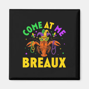 Aimant Venez Au Me Breaux Perles De Crawfish Drôle Mardi