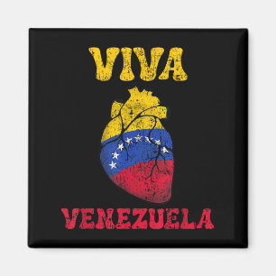 Aimant Venezuela Libre 2026 Drapeau du cœur du Venezuela