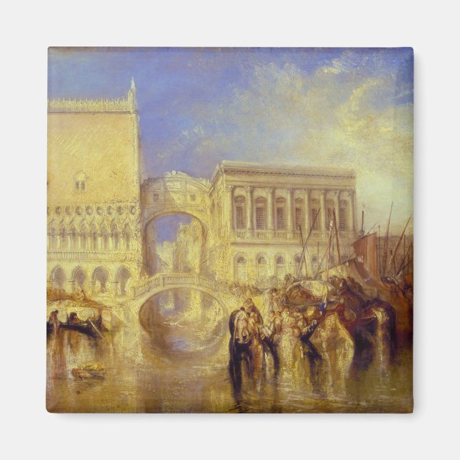 Aimant Venice, the Bridge of Sighs by J. M. W. Turner (Devant)