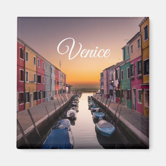 Aimant Venise Italie | Modèle de texte et d'image