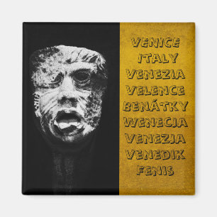 Aimant Venise, Masques de l'Italie (Aimant frigo)