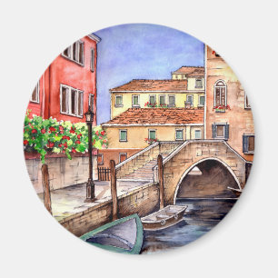 Aimant Venise - Stylo & Laver Aquarelle