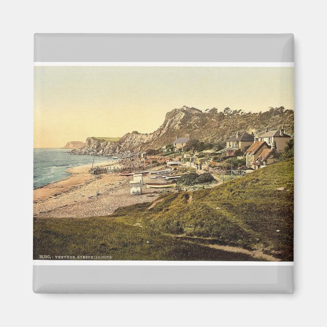 Aimant Ventnor, Steephill Cove, île de Wight, Angleterre  (Devant)
