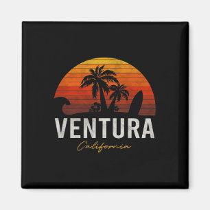 Aimant Ventura Beach California Palms Surf de vacances Su