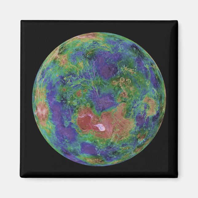 Aimant Vénus centré sur le pôle Nord (Devant)