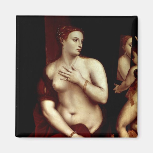 Aimant Vénus devant le miroir (Devant)