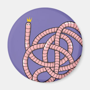 Aimant Ver à dessin en couronne