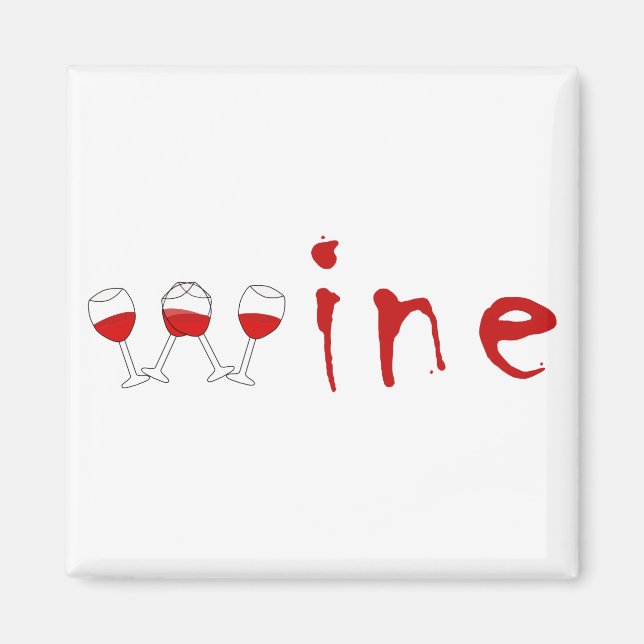 Aimant Ver à vin (Devant)