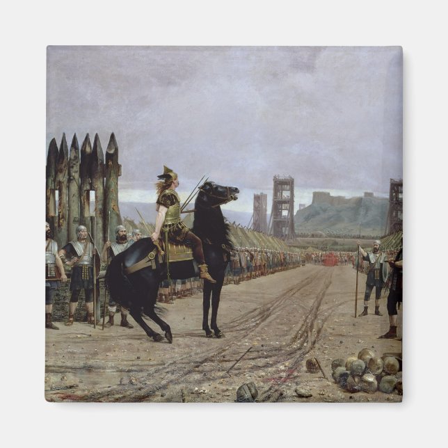 Aimant Vercingetorix avant César, 52 avant JC, 1886 (Devant)
