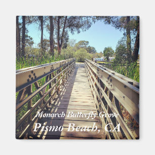 Aimant Verger de papillon de monarque : Plage de Pismo,