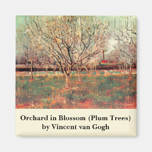 Aimant Verger en fleurs, Pruniers de Vincent van Gogh